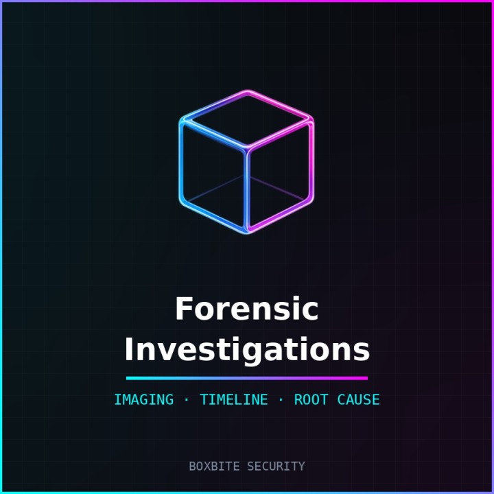 Forensic Investigations — BoxBite Security